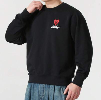 Nike Sudadera deportiva informal de cuello redondo para hombre