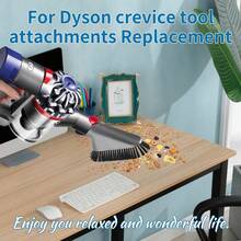 适用于戴森V7 V8 V10 V11 V12 V15吸尘器无痕除尘软刷吸头配件毛刷缝隙工具刷套装