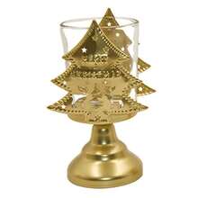 1 Pc Elegant Candle Holder Metal Candlestick Unique Pattern Candlelights Candle Stick For Christmas Dining Setting