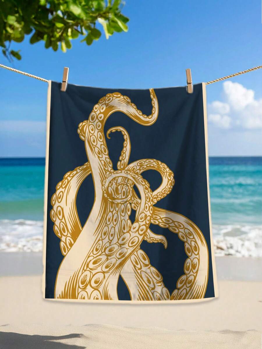 Microfiber Beach Towel – 75x150 Cm – Lightweight, Absorbent & Quick-Drying Summer Towel – Made In Turkey - Light Grey - View 1