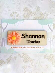 Etiqueta de nombre personalizada, etiqueta de identificación de empleado con alfiler, diseña tu insignia personalizada, insignia plana personalizada para el trabajo, insignia de nombre de oficina, etiqueta de negocio de empleado