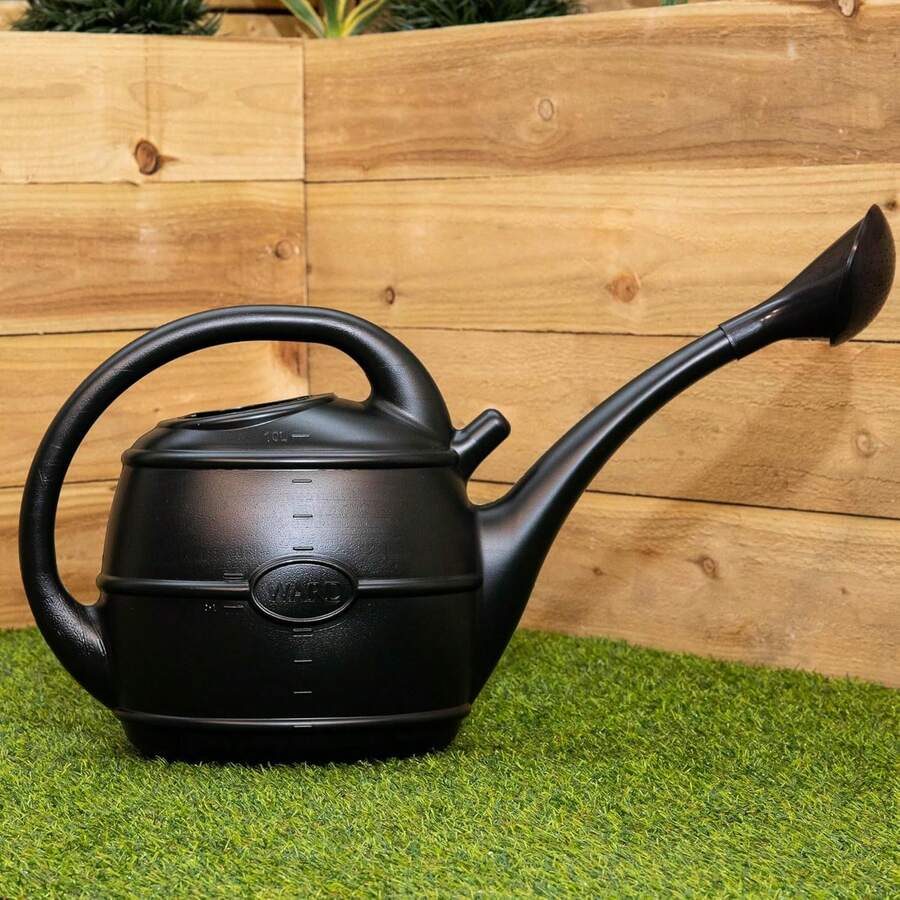 10L Garden Patio Ward Watering Can With Rose In Green - Default - View 1