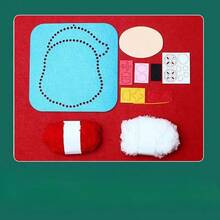 1/4 件圣诞节 DIY 手工刺绣套装、线描拼图 DIY 材料礼物、手工制作、艺术和手工套装，适合新手缝纫爱好者、手工制作、新手缝纫爱好者 - 圣诞节、感恩节、万圣节派对的完美搭配 - 创意礼物之选 - 彩色 - 查看 8