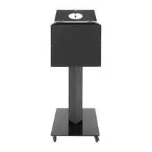 RibasuBB Suggestion Ballot Box With Lock, Key, And Wheels - Floor Standing Donation Box For Events, Offices, And Feedback Collection - Black - View 9