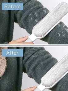 双面除毛器，手动静电粘毛刷，适用于宠物、衣物、沙发、家具、地毯清洁 - 彩色 - 查看 4