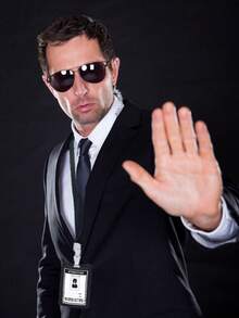 Wedding Security Agent Costume Accessories Set, Secret Security Service Kit With Tie, Glasses, Earpiece, Suitable For Women And Men Roleplay Party Games