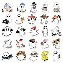 50张可爱鬼贴纸，适用于封口，笔记本，日记本，水瓶，桌面，墙壁，学校用品，教室装饰 - 彩色 - 查看 7