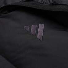 Adidas Men's Warm Hooded Down Jacket, BASIC DOWN JKT, Short Casual Comfortable Hooded Outerwear - Black - View 5