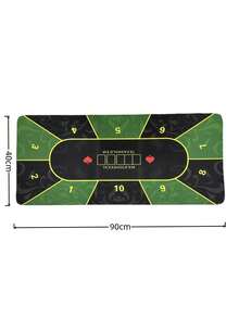 德州扑克垫扑克地毯高级和豪华便携式扑克桌盖，防水扑克布 - 扑克地毯高温热印，降噪，防滑，防污圣诞礼物 - 彩色 - 查看 14