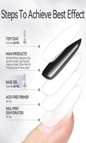 Born Pretty Magic Gel Nail Polish Remover With New Upgraded Gentle Formula,Faster &Amp; Easier &Amp; Cleaner &Amp; Safer Professional Nail Polish Remover In 3-5 Minutes,No Need For Foil Soaking Or Wrapping - Màu B - Xem 4