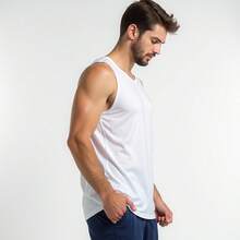 Kit 04 Men's Dry Fit Sports Fitness Tank Top Quick Dry Gym Training Breathable - Black White Blue Burgundy - View 3