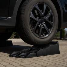 Capacity Kerb Ramp – 2.5 Ton 3-Step Ramps For Motorhome, Campervan & Trailer Levelling - 黑色 - 查看 6