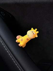 1pc Car Ornament - Cute And Soothing Giraffe Dashboard Screen Doll Rearview Mirror Display Decor, Adorable Interior Car Decoration - one-size - View 9