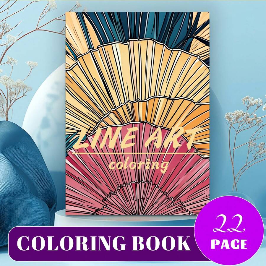 [NEW LME ART/Enchanted Fonest Charm Coloring Book] 1pc Original Coloring Book, 22 Pages Single-Sided Printing, Clear Lines And Exquisite Patterns, Ideal For Relaxation | Perfect Gift For New Year, Valentine's Day, Christmas, Birthdays, School Holidays, Perfect For Adults & Teens & Child - Fan - View 1