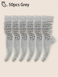 40只/30只/24只装男女通用舒适运动袜，适合运动和训练，女士长袜，适合休闲和商务穿着，抗菌、柔软、黑白配色，防臭、吸湿排汗、轻便透气，适合秋冬季节，另有20只/10只/8只/6只/4只/2只装可选。透气性极佳。 - 彩色 - 查看 43