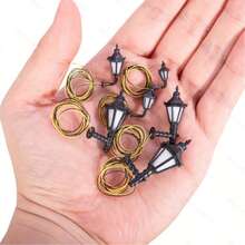 2 件 LED 3V 模型灯、立体模型建筑材料、发光路灯、壁灯、路灯、庭院灯 - As photo - 查看 6