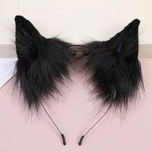 Cat Ear Headband For Women & Girls, Suitable For Halloween Costume, Role Play, Theme Party Or Daily Wear