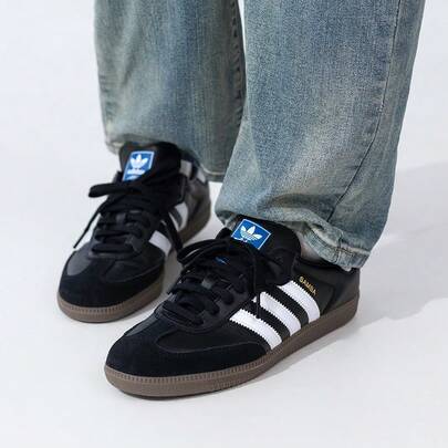 Adidas Originals SAMBA OG Retro Casual Sneakers For Men And Women, 2025 New Low-Top Skateboard Shoes, B75807