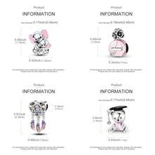 Smart Bear Pendant Charm, Ballet Shoe Charm Jewelry, Dreamcatcher Heart Design, Cute Accessory For Women & Girls