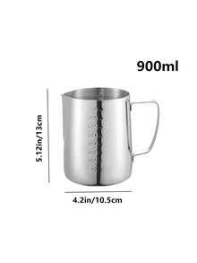 1 件不锈钢奶泡壶，厚款拿铁艺术牛奶蒸汽壶，咖啡店用品，带刻度的锥形喷嘴牛奶壶，专业奶泡杯，现代简约奶泡壶，耐用不锈钢牛奶壶，250ml/350ml/600ml/900ml，适合作为乔迁礼物，适用于咖啡馆、餐厅、花园、休闲酒吧、甜品店、家庭、办公室、拿铁艺术壶，打造完美的拿铁艺术和享受 - 彩色 - 查看 19