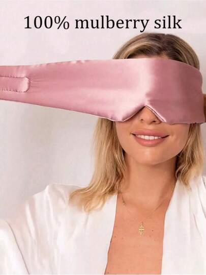 1 st/2 st 100 % mullbärssiden lyxig unisex sömnmask, tvättbar och återanvändbar, andningsbar och mörkläggningsbar, justerbar, ger den ultimata sömnupplevelsen, lämplig för sovrum, resor, kontor, skola, perfekt present till familj, kollegor och vänner, ögonmask täcker ögonen, reseessentiellt