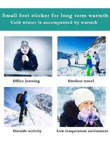 5pcs/10pcs/20pcs Self-Heating Warm Body Patch, Foot Warmer, Uterus Warmer, Long-Lasting Natural Odorless Air-Activated Hand Warmer, One-Time Use Waist & Abdomen Warmer, Suitable For Women, Waist Warmer (Random Packaging Of 2 Types) - Orange - View 3