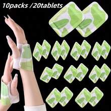 10/20片装一次性冬季自发热手脚保暖贴 - 持久保暖，弹性好，耐磨防掉毛，独立包装，方便携带，采用白色无纺布制成，无需用电，自发热手脚暖贴，适合冬季户外活动、工作和学习时保持手脚温暖。圣诞礼物、暖手贴、男士礼物、圣诞袜填充物、可充电暖手贴