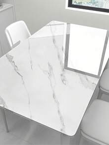 1 Roll Of Glossy Contact Paper, Self-Adhesive Wall Stickers, Detachable PVC Wallpaper, That Is, Peeling Large Flower Stone Pattern Wallpaper, Suitable For Kitchen, Bedroom, Living Room, Countertop Furniture Decoration Wallpaper Roll, Home Decoration And Furniture Renovation 15.74x196.85inch - Black and White - View 14