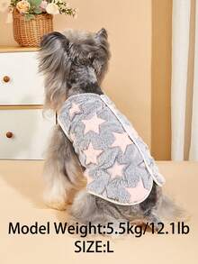 Cute Polyester Material Cat And Dog Clothes, Pet Sweater, Vest, Suitable For Small Cats And Dogs To Wear At Home (Not Suitable For Large Cats And Dogs). - Multicolor - View 2