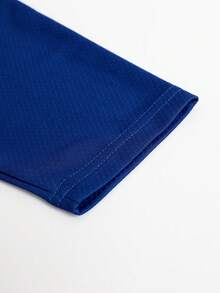 男士户外运动长袖T恤，适合春秋季节穿着，也适合返校、校园、日常通勤和休闲穿着，易于穿脱，适合健身、跑步、露营、徒步旅行和各种户外活动。 - 寶藍色 - 查看 6