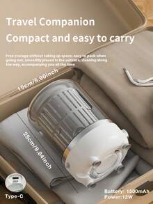 GENAI Mini mașină de spălat de 3L cu deshidratare și lumină UV, mașină de spălat portabilă pentru cămin, bebeluși și călătorii