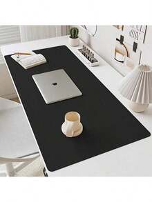 1件圣诞新年装饰桌垫，护眼桌垫，大号鼠标垫，PU皮革材质，笔记本电脑桌垫，美甲桌垫，咖啡桌垫，梳妆台垫，超大桌布，防水，防油，防污，耐磨，家用办公两用