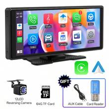 10.26 Inch Car Radio Multimedia Video Player Wireless Carplay And Wireless Android Auto Portable Universal Car Monitor