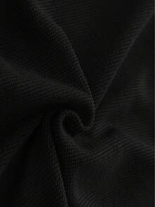 Men's One Size Hoodie With Creative Print - Black - View 3