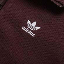 Adidas 女士外套/外套KNITTED TOP日常輕便戶外運動舒適外套IN6061 - 暗灰棕 - 查看 4