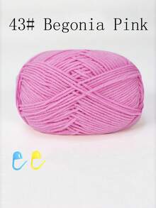 1/3pcs 50g 4-Ply Crochet Yarn, Crochet Yarn With Stitch Markers, Crochet Kit For Beginners, Multi-Pack Knitting Yarn, Premium Acrylic Yarn, Soft Yarn For Crochet, DIY Crafts, Scarves (Accessory Color Random) - Multicolor - View 41