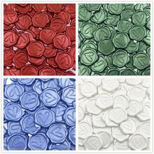 25/50/100Pcs Heart Wax Seal Stickers, Handmade Envelope Seals Self Adhesive Wax Stickers, Eucalyptus Wedding Invitation Envelope Seal Stickers, Perfect For Invitation, Christmas, Gift Wrapping, Party, Wedding Party, Envelope - Multicolor - View 12