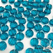 Red Beads & Bead Assortments 4/6/8mm Clear Flat Round Faceted Glass Bead For Jewelry Making DIY Bracelet Beading Crafts