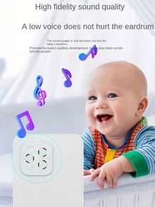 1个儿童逼真苹果造型音乐手机，多模式触摸屏益智玩具，男孩女孩生日礼物（不含电池） - 彩色 - 查看 8