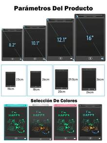 Magic Slate LCD 16 Drawing Tablet Writing Pen, 12 Inch Graffiti Drawing Board With Pen - Multicolor - View 11