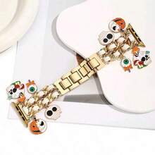 Halloween Leather Pendant Watch Band, Suitable For Apple Watch 38/40/41/42/44/45mm