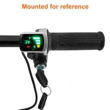 Throttle Grip Handle With Key And Display For Electric Bike Scooter