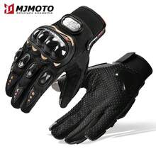 1双触摸屏摩托车骑行手套全指硬关节安全手套Motos Luvas越野摩托车防护装备赛车手套 - A - 查看 4