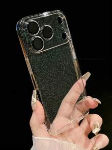 Luxury Shiny Transparent Phone Case, Compatible With IPhone 17/16/15/14/13/12/11 Pro Max/17 Air, Shock-Proof Lens Protection Back Cover - Clear - View 3