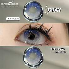 EYESHARE 1 Pair Colored Contact Lenses For Eyes, Fashion Pink Lenses, Purple Contact Lenses, Yearly Use, 14.2mm- No Prescription - 年拋 - 查看 5