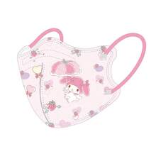 Sanrio Sanrio Children's 3D Stereoscopic Kuromi Cat Meileti Cartoon Cute Student 3-12 Year Old Baby Three Layer Protective Mask