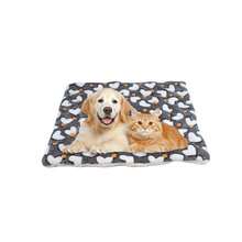 1pc Polyester Star & Heart Pattern Breathable Washable Thick Pet Bed Pad, Suitable For Medium/Small Cats & Dogs (Teddy/Bichon) All Seasons