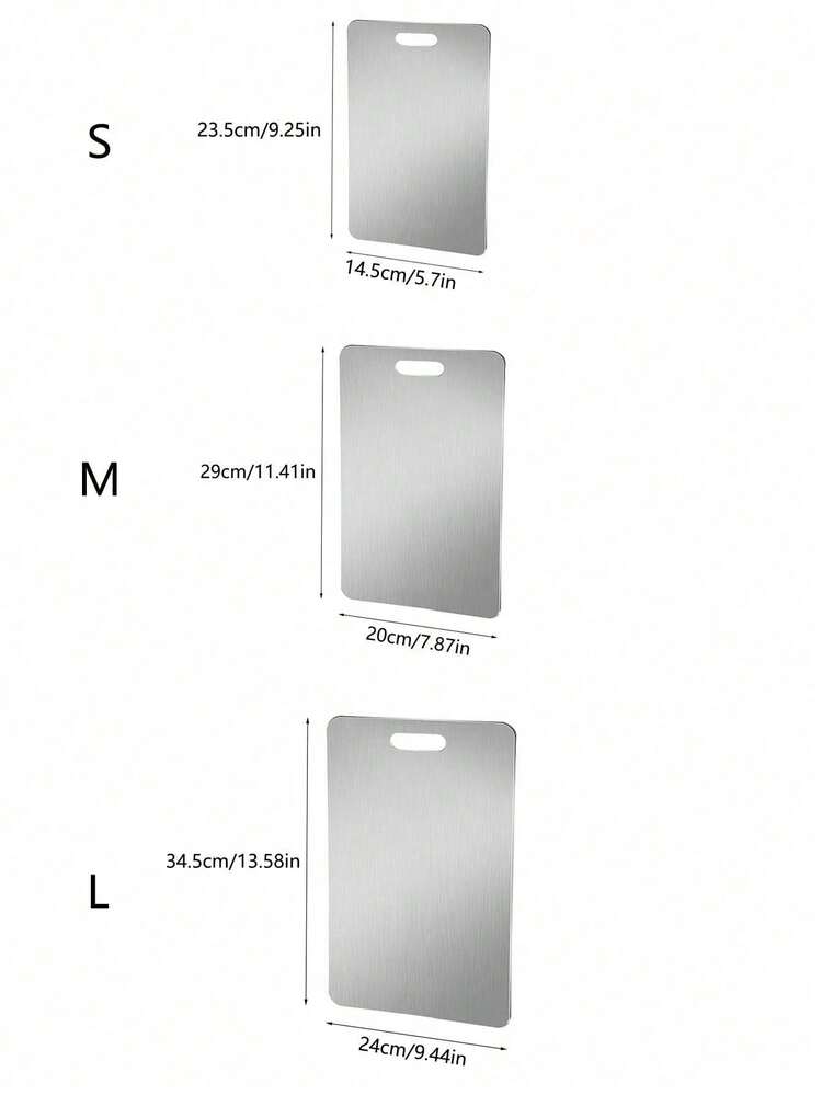 プレミアムチタン鋼両面カッティングボード、キッチン使用に便利、ステンレス鋼カッティングボード、食材の本来の風味を保持、チタン鋼カッティングボード、キッチンチタン鋼カッティングボード、ステンレス鋼カッティングボード、肉、果物、野菜に適しています - マルチカラー - 見る 12