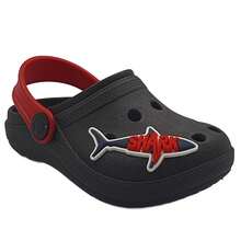 Children's Slippers For Boys And Girls With 3D Capybara Designs - Tiburón negro - Ver 4