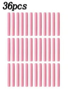 36/24/12/2Pcs Compressed Facial Sponge, Facial Cleansing Sponge, Suitable For Beauticians, Compressed Makeup Sponge, Round Face Washing Sponge, Compressed Exfoliating Makeup Remover Sponge For Women (Pink), Valentine's Day Gift, Christmas Gift